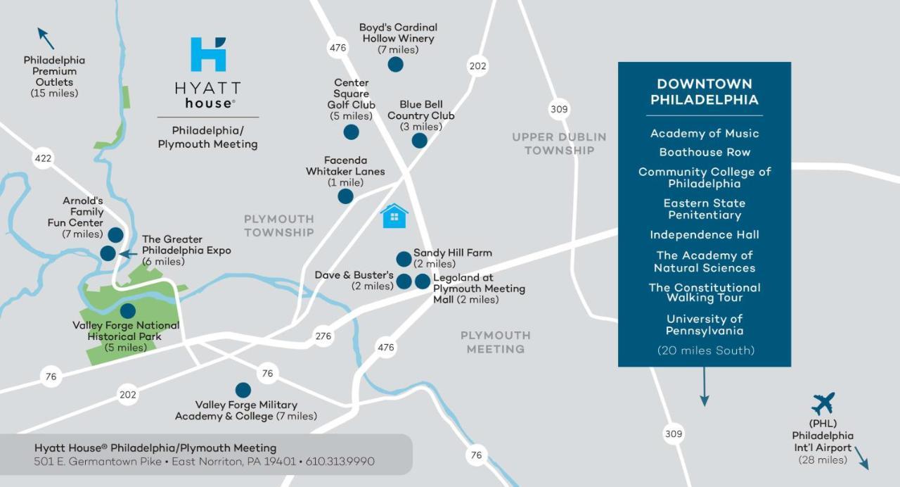 Hyatt House Philadelphia/Plymouth Meeting Hotel East Norriton Exterior photo